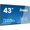 IIYAMA LFD 43 1920x1080 dalleAMVA3 8ms Haut-parleurs VGA DVI HDMI 350 cd m  300