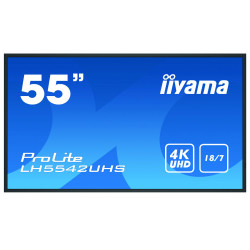 IIYAMA LFD 54,6 dalle IPS LED 18 7 3840x2160 2xHaut-parleurs, DVI, 3xHDMI, Disp