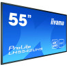 IIYAMA LFD 54,6 dalle IPS LED 18 7 3840x2160 2xHaut-parleurs, DVI, 3xHDMI, Disp