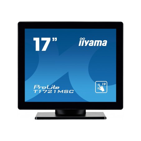 Moniteur IIYAMA 17 Tactile PCAP 10 points1280x1024 VGA DVI 5ms HPs 250cd m  100