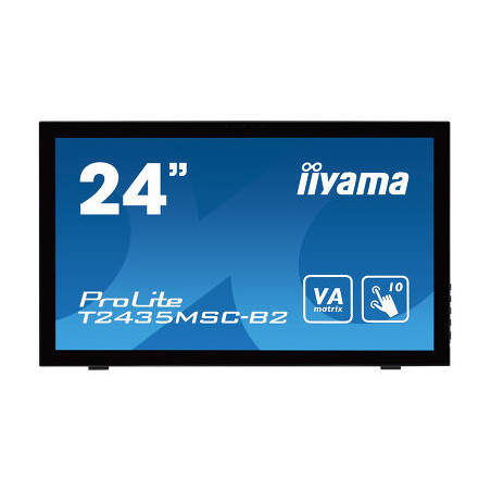 Moniteur IIYAMA 24 LED 16 9 Tactil 6ms 10 points Full HD 3.000 1 réel VGA DVI H