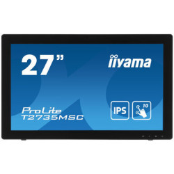 Moniteur IIYAMA 27 Tactile PCAP dalle AMVA+ 10 points 5ms 1920x1080 VGA DVI HDM