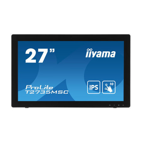 Moniteur IIYAMA 27 Tactile PCAP dalle AMVA+ 10 points 5ms 1920x1080 VGA DVI HDM