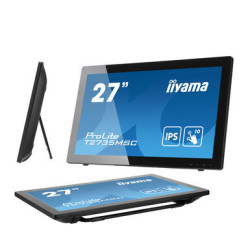 Moniteur IIYAMA 27 Tactile PCAP dalle AMVA+ 10 points 5ms 1920x1080 VGA DVI HDM