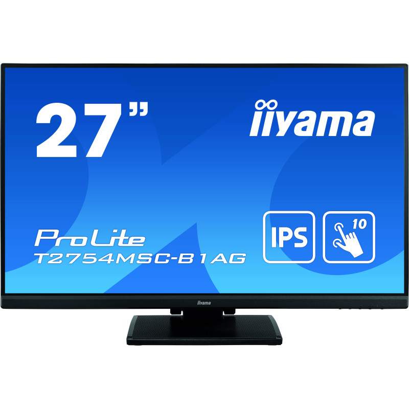 Ecran IIYAMA 27 Tactile PCAP dalle IPS 10 points 4ms 1920x1080 VGA HDMI HPs2x2W