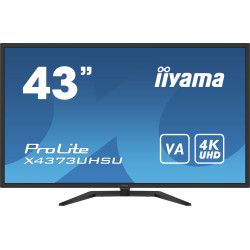 Ecran IIYAMA 43 Noir 4K UHD dalle VA fonction PbP 3840x2160 3ms Displayport 2xH