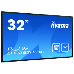 IIYAMA LFD 32 dalle IPS 24 7 1920x1080 DVI VGA 2xHDMI  2xHaut-parleurs 2xUSB 40