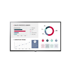 ECRAN LG 43'' LFD 16 9 16h 7j 3840x x2160 350cd m 3xHDMI 2xUSB RJ45 RS232C Audio