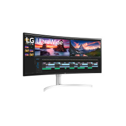 ECRAN LG 38  Blanc 38WN95C-W 21 9 Incurvé UWQHD 1ms 3840x1600 450cd m2 2xHDMI D