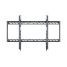 Support mural fixe MULTIBRACKETS Acier Noir pr moniteur 106,7cm 42 2,29m 90 Ca