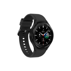 SAMSUNG Galaxy Watch4 Classic 46M Bluetooth Noir Acier Bracelet silicone OS Goog