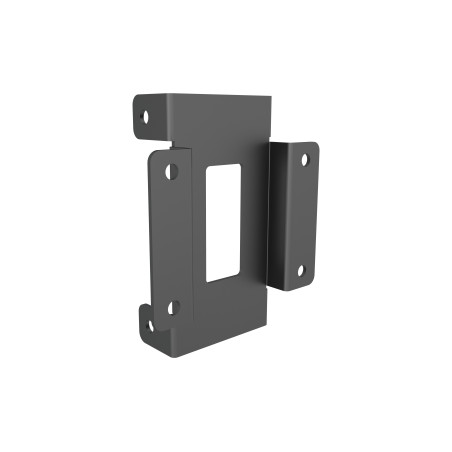 Plaque de connexion colonne MULTIBRACKETS Noir Acier, 90 kg, 2,1 kg, 155 mm pour