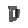 Plaque de connexion colonne MULTIBRACKETS Noir Acier, 90 kg, 2,1 kg, 155 mm pour