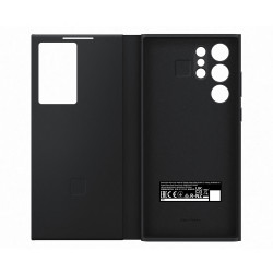 Galaxy S22 Ultra Smart Clear View Cover Noir SAMSUNG - EF-ZS908CBEGEW  