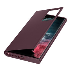 Galaxy S22 Ultra Smart Clear View Cover Bordeaux SAMSUNG - EF-ZS908CEEGEW    