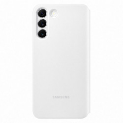 Galaxy S22+ Smart Clear View Cover Blanc SAMSUNG - EF-ZS906CWEGEW         
