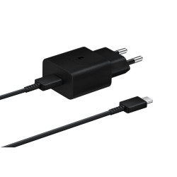 Chargeur Secteur 15W USB C (avec c ble) Coloris Noir SAMSUNG EP-T1510XBEGEU 