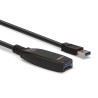 Rallonge active USB 3.0, Slim, 15m