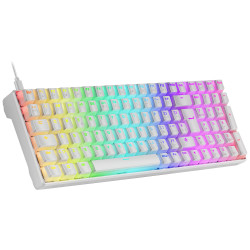 Clavier Gamer mécanique (Outemu Red Switch) Mars Gaming MKUltra RGB (Blanc)