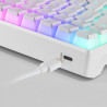 Clavier Gamer mécanique (Outemu Brown Switch) Mars Gaming MKUltra RGB (Blanc)