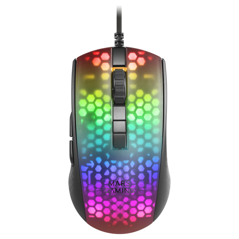 Souris filaire Gamer Mars Gaming MMR RGB (Noir)