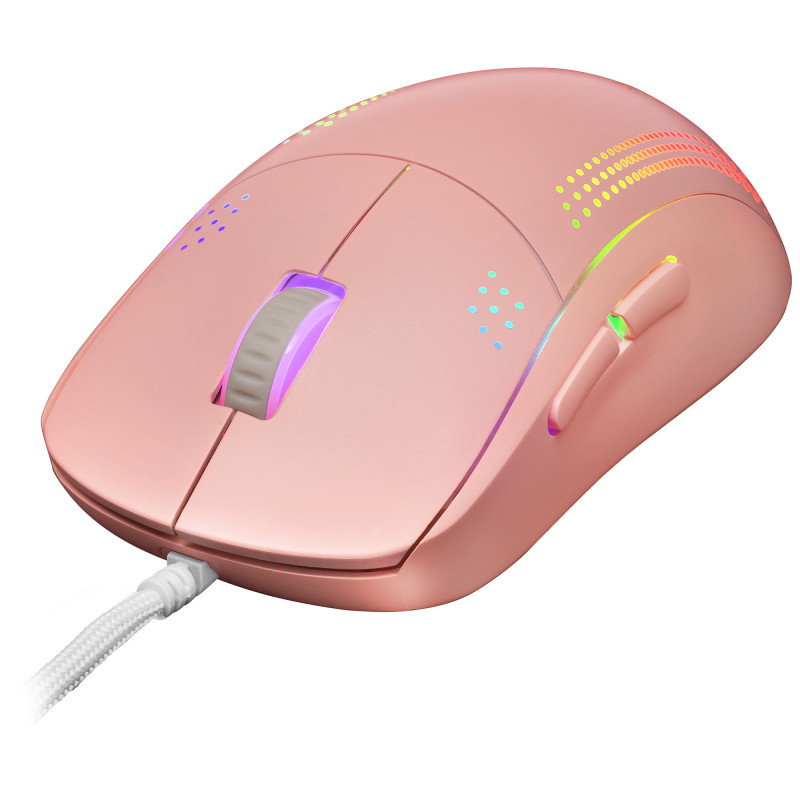 Souris filaire Gamer Mars Gaming MMPro RGB (Rose)