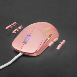 Souris filaire Gamer Mars Gaming MMPro RGB (Rose)