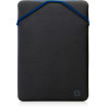 Housse de protection réversible pour ordinateur portable HP 14,1 pouces (bleu)