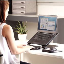 Support Réhausseur Fellowes Designer Suites pour ordinateur portable 17" (11,3kg max)