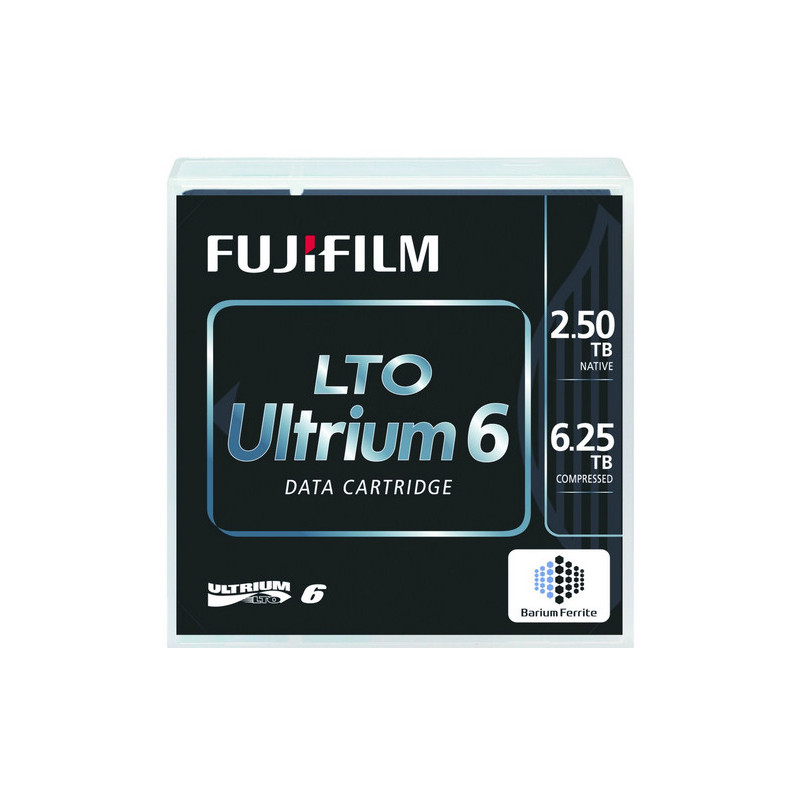 Bande de stockage Nu FUJI Cartouche LTO Ultrium 6 BaFe - 2,5 TB  6,25 TB  