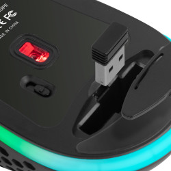 Souris sans fil Gamer Mars Gaming MMW3 RGB (Noir)