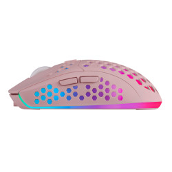 Souris sans fil Gamer Mars Gaming MMW3 RGB (Rose)