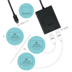 Switch HDMI I-Tec 2 ports (2 entrées   1 sortie)