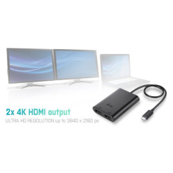 Switch HDMI I-Tec 2 ports (2 entrées   1 sortie)
