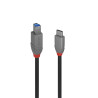 C ble USB 3.2 Type C vers B, 5Gbit s, Anthra Line, 2m
