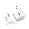 Chargeur secteur Universel Urban Factory USB-C - 65W (Blanc)