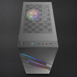 Boitier Moyen Tour XL-ATX Mars Gaming MC-U3 RGB avec panneau vitré (Noir)