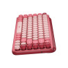 Clavier sans fil Bluetooth mécanique (Tactical Brown) Logitech Pop Keys (Rose)