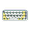 Clavier sans fil Bluetooth mécanique (Tactical Brown) Logitech Pop Keys (Violet Vert)