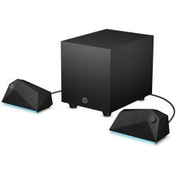 HP Gaming Speakers X1000 Caisson de basses+2 haut-parleurs30 W RMS de puissance 