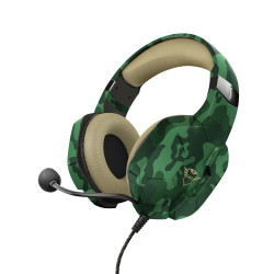 Casque Micro Gamer Trust GXT 323 Carus (Motif Camouflage Vert)