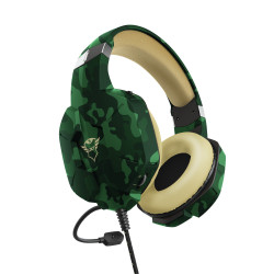 Casque Micro Gamer Trust GXT 323 Carus (Motif Camouflage Vert)