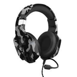 Casque Micro Gamer Trust GXT 323 Carus (Motif Camouflage Gris)