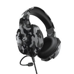 Casque Micro Gamer Trust GXT 323 Carus (Motif Camouflage Gris)