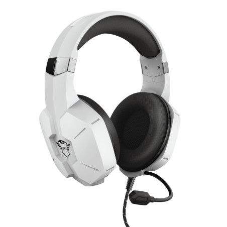 Casque Micro Gamer Trust GXT 323 Carus (Blanc Noir)