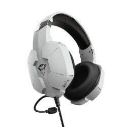 Casque Micro Gamer Trust GXT 323 Carus (Blanc Noir)