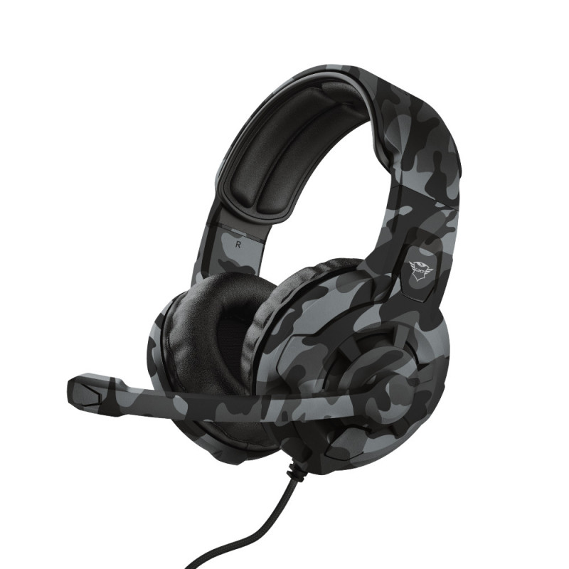 Casque Micro Gamer Trust GXT 411 Radius (Motif camouflage Gris)