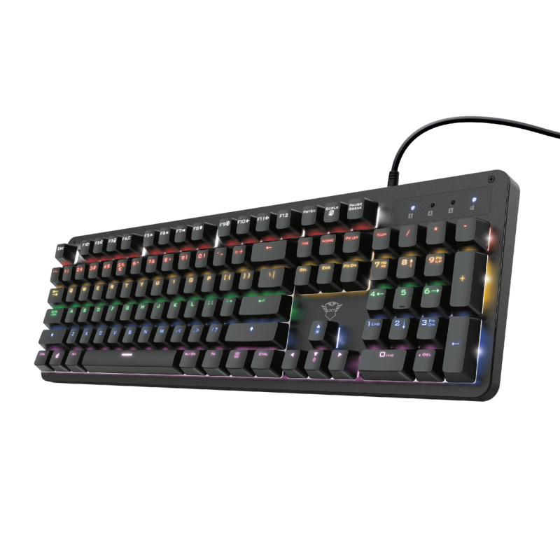 Clavier Gamer mécanique (Outemu Red) Trust GXT 863 Mazz RGB (Noir)