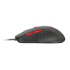 Souris filaire Gamer Trust Ziva + Tapis de souris (Noir Rouge)