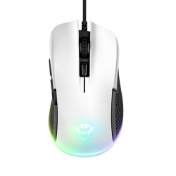 Souris filaire Gamer Trust GXT 922 Ybar RGB (Blanc)